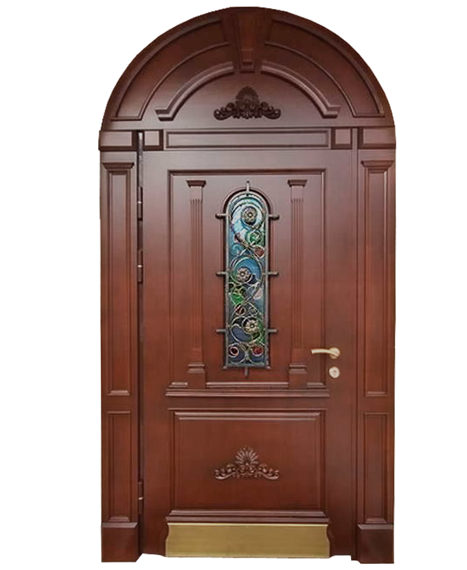 Дверь железная входная уличная МДФ 2049