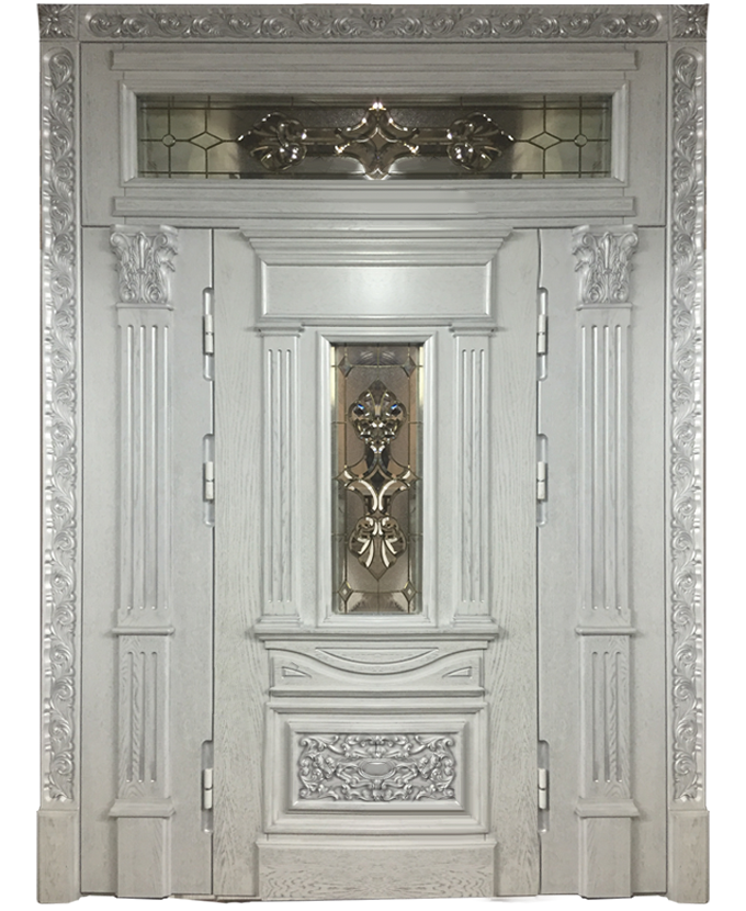 Дверь железная МДФ филёнчатый 0044