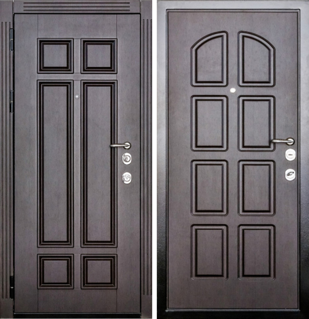 Входная взломостойкая дверь МДФ/МДФ 3106