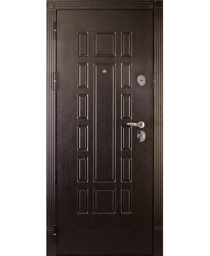 Металлическая входная дверь МДФ с пленкой ПВХ 0012