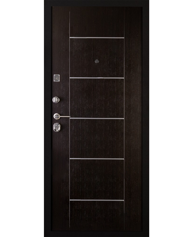 Железная входная взломостойкая дверь МДФ/МДФ 3113