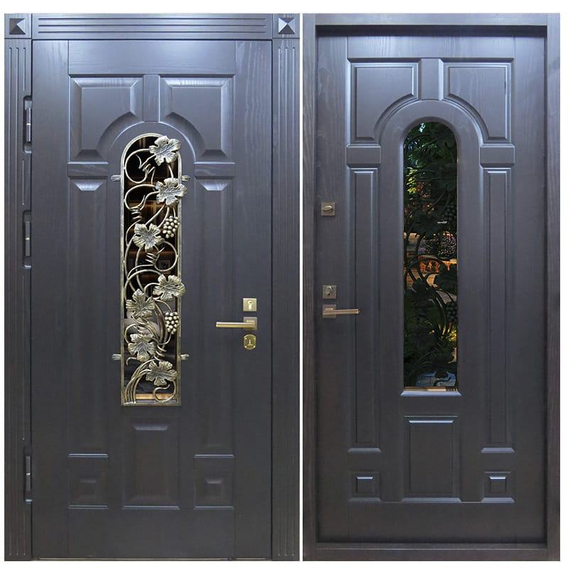 Дверь металлическая с терморазрывом МДФ 1912