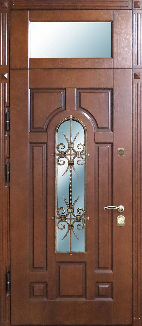 Железная дверь с терморазрывом МДФ 1913