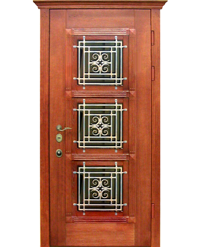 Дверь стальная МДФ филёнчатый 0046