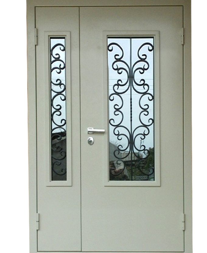 Дверь техническая железная входная Порошок 644