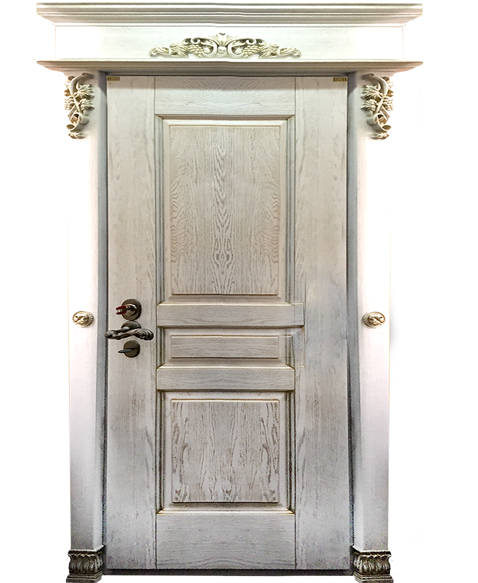 Дверь стальная МДФ панель с натуральным шпоном 1160