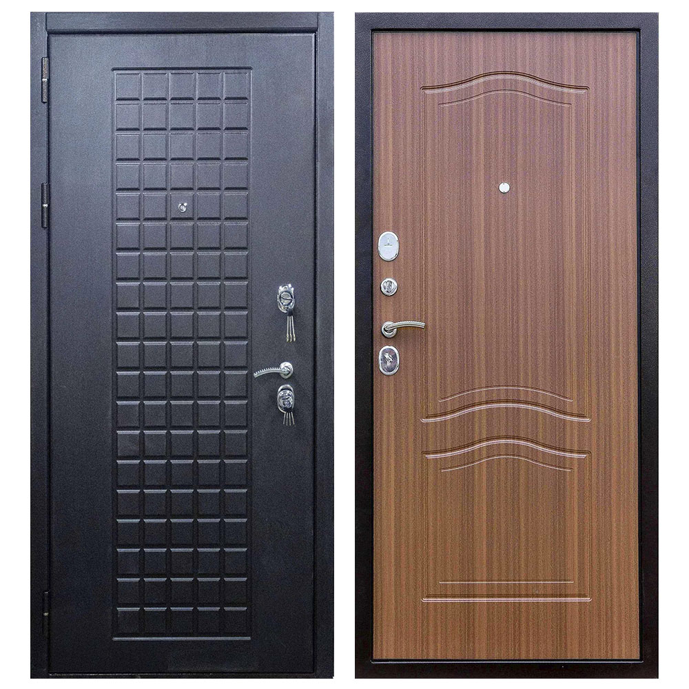Стальная взломостойкая дверь МДФ/МДФ 3107