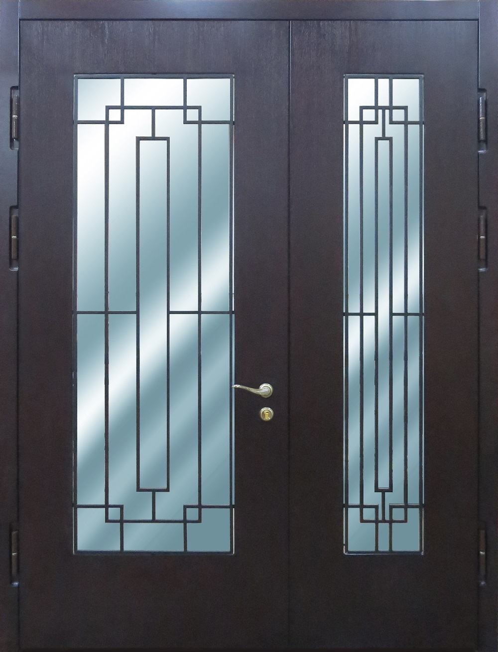 Металлическая тамбурная дверьс терморазрывом МДФ 1914