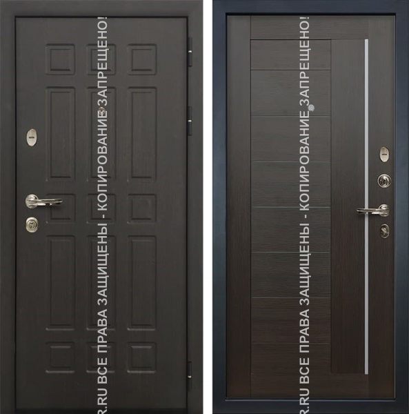 Дверь стальная МДФ/МДФ 1827 Дверь стальная МДФ/МДФ 1827