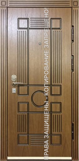 Дверь металлическая входная МДФ/МДФ 1819 Дверь металлическая входная МДФ/МДФ 1819