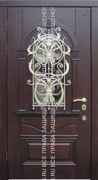 Стальная входная дверь МДФ филёнчатый 0028 Стальная входная дверь МДФ филёнчатый 0028