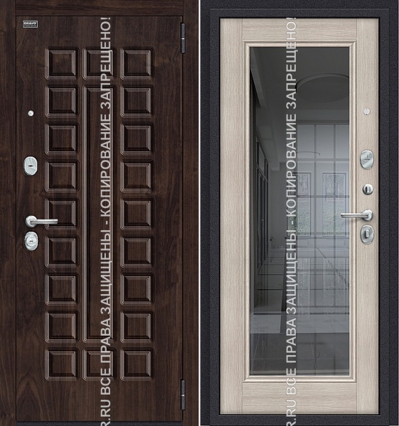 Железная дверь МДФ со стеклом 3029 Железная дверь МДФ со стеклом 3029