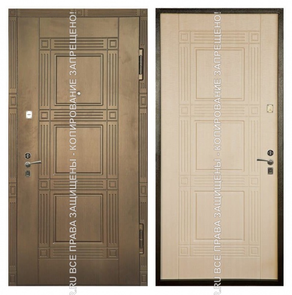 Железная дверь МДФ/МДФ 1807 Железная дверь МДФ/МДФ 1807