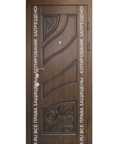 Стальная входная дверь МДФ 1907 Стальная входная дверь МДФ 1907