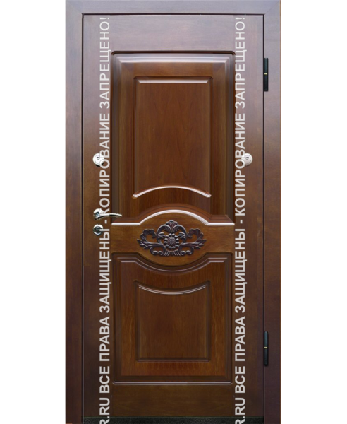 Металлическая входная дверь МДФ филёнчатый 0001 Металлическая входная дверь МДФ филёнчатый 0001